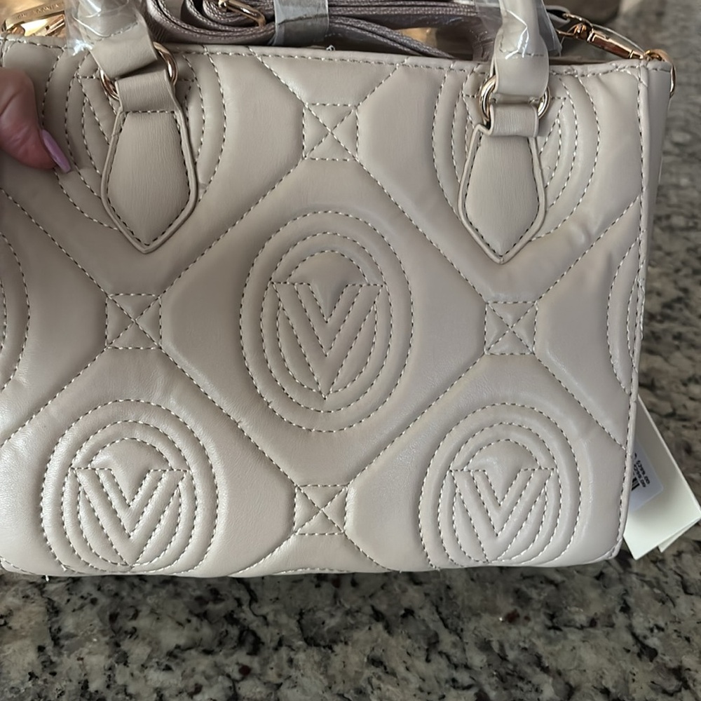 Nwt Valentino Orlandi Cream 
Quilted satchel - Picture 5 of 6